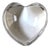 Baccarat French Crystal Heart Paperweight Decorative Object For Sale
