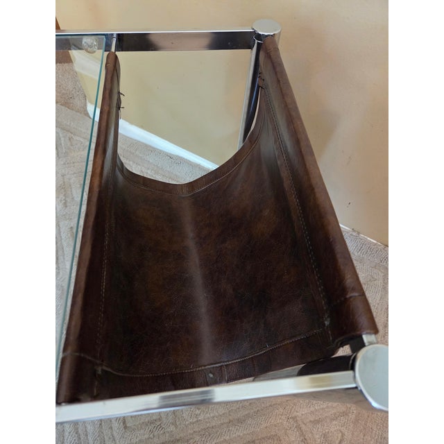 1950s Mid Century Modern Magazine Rack End Table For Sale In Indianapolis - Image 6 of 10