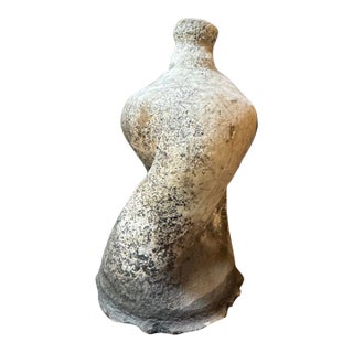 Vintage Abstract Ceramic Vase For Sale