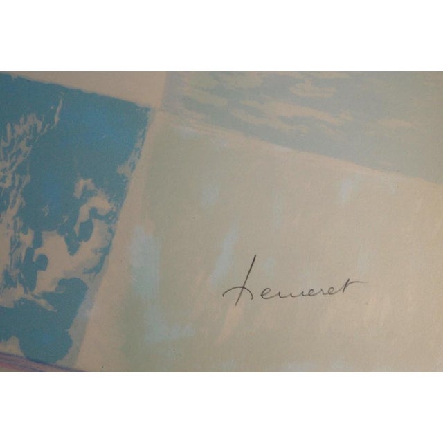 Modern Claude Hemeret, Table d'été, Lithograph For Sale - Image 3 of 8