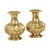 Brass Vases with Geometric Design, Set of 2 For Sale - Image 14 of 14