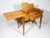 Vintage Original Mid-Century Modern All Wood Maple Finish Sewing Machine Cabinet With Flip-Down Top & Pull Out Drawer For Sale - Image 11 of 14