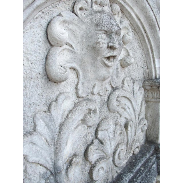 Voisins-Le-Bretonneux Cast Vintage Garden Wall Fountain From France, C. 1970s For Sale - Image 15 of 18