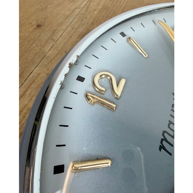 Vintage Indian Mechanical Wall Clock from HES, 1960s For Sale - Image 13 of 18