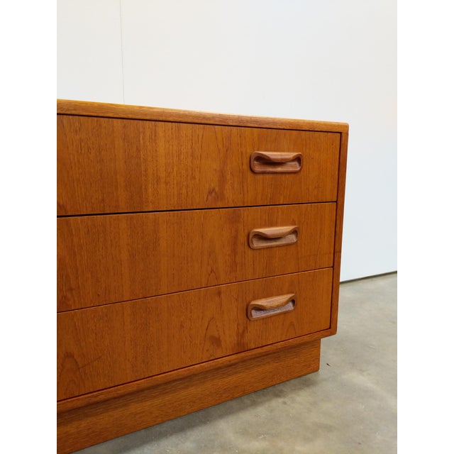 Mid-Century Modern Vintage Mid Century Modern Teak Low Dresser by G Plan For Sale - Image 3 of 7