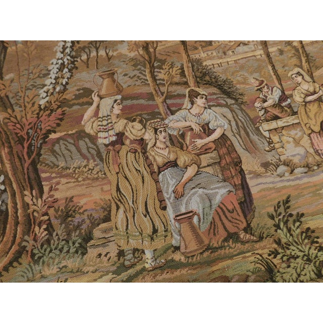Figurative Vintage Country Lifestype Tapestry For Sale - Image 3 of 12