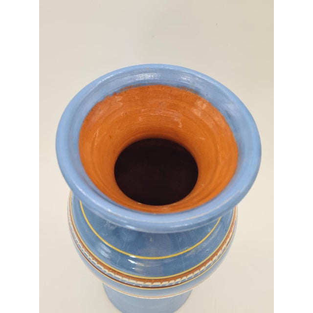 1960s Mid-Century Modern Decorative Ceramic Vase, 1960s For Sale - Image 5 of 12