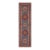 Rustic Super Kazak Light Blue/Red Wool Runner Rug- 2'5'' X 9'9'' For Sale