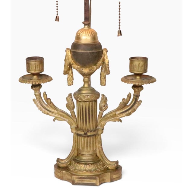 Early 20th Century Vintage French Bouillotte Table Lamp For Sale - Image 5 of 12