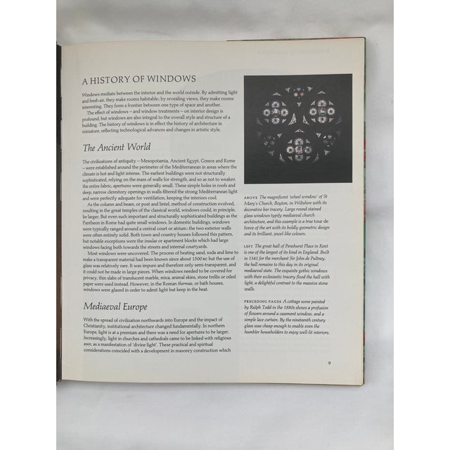 Illustration Laura Ashley Windows / Vintage Book on Interior Design For Sale - Image 3 of 16