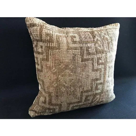 Textile Vintage Bohemian Organic Wool Decorative Pillow Case For Sale - Image 7 of 10