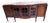 Large Walnut Buffet with Carved Legs and Royal Rouge Griotte Marble Top, 19th Century For Sale