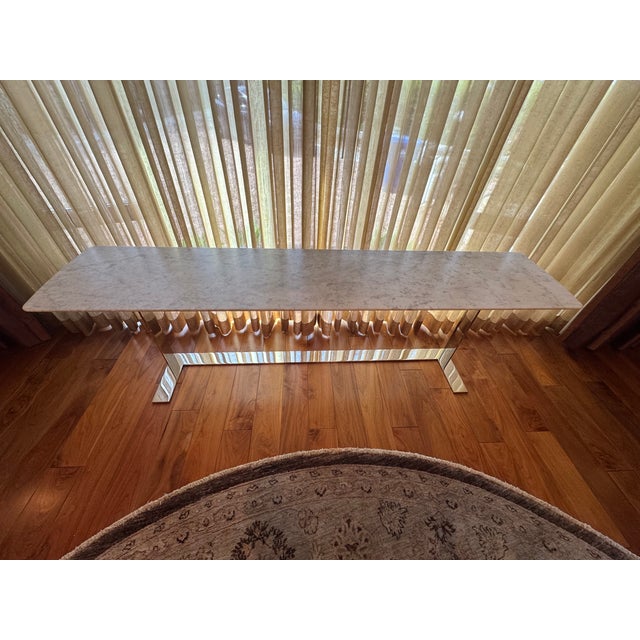 A modern console table with clean lines designed for B&B Italia by prolific Italian designer Antonio Citterio. It was...