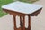 Antique American Victorian Eastlake Marble Top Parlor Table | Carved Walnut Side Table on Casters | C. 1880–1900 For Sale - Image 4 of 15