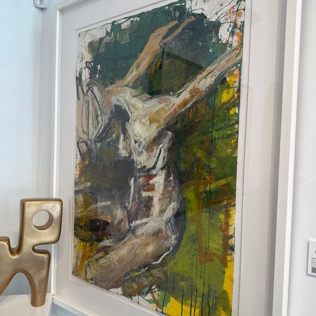 Paper Pray Tell, Original Painting by Karen Schwartz For Sale - Image 7 of 12