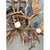 Vintage Monumental Antler and Metal Wall Sconce For Sale - Image 9 of 12