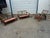 Offered for sale is a vintage Ficks Reed rattan seating group consisting of a two-piece modular sectional sofa and...