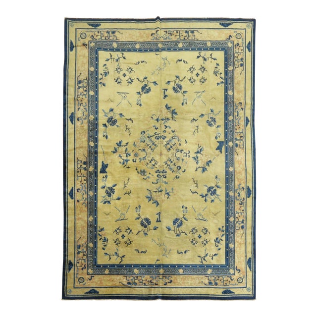 Antique Chinese Rug, 7'4'' X 10 For Sale