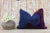 Blue Myia Antique Indigo Grain Sack Pillow For Sale - Image 8 of 9