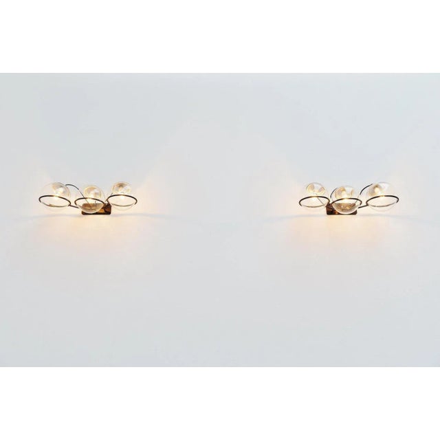 1950s Model 237/3 Wall Lamps by Gino Sarfatti for Arteluce, 1959, Set of 2 For Sale - Image 5 of 9