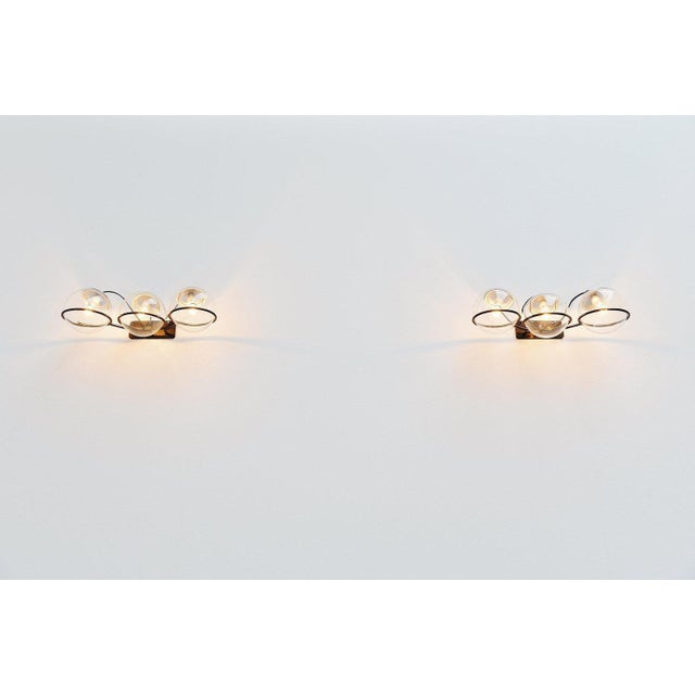 1950s Wall Lamps Model 237/3 attributed to Gino Sarfatti for Arteluce, 1959, Set of 2 For Sale - Image 5 of 9