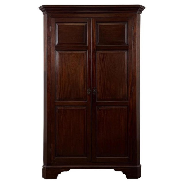 18th Century Georgian Mahogany Corner Cupboard For Sale - Image 4 of 6