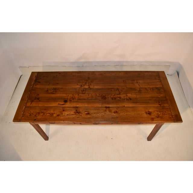 18th Century French Chestnut Farm Table For Sale - Image 9 of 12