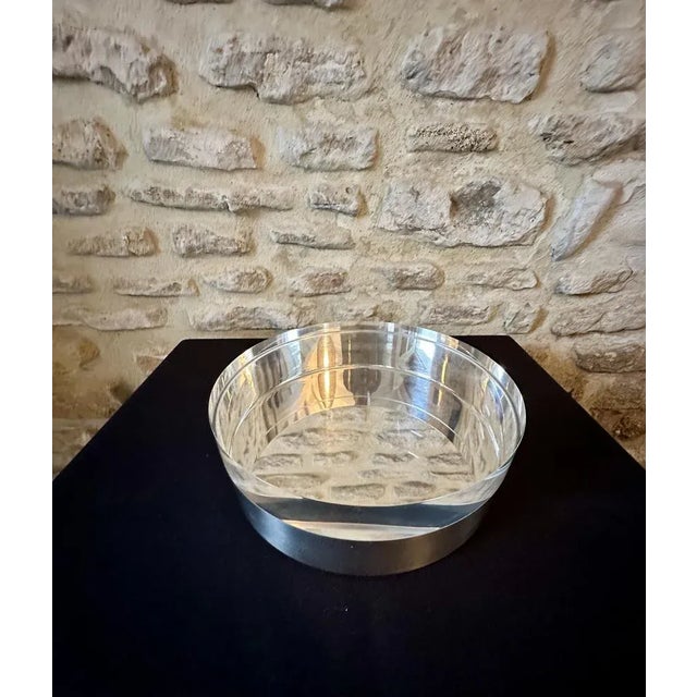 Vintage Silver-plated Metal & Methacrylate Box, 1960s For Sale - Image 11 of 12