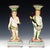 English Pair of English Pearlware Cupid and Torchbearer Figural Candlesticks, Attributed to Neale & Co. Or Wilson For Sale - Image 3 of 8
