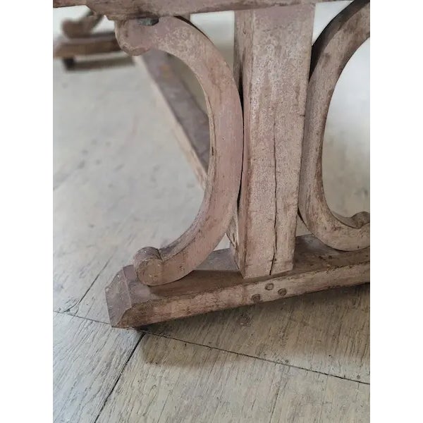 Brutalist 19th Century French Atelier Table For Sale - Image 3 of 10