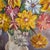 1970s Mid Century Impressionist Floral or Botanical Oil on Canvas Painting For Sale - Image 4 of 10