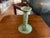 This handcrafted Bordallo Pinheiro candlestick holder features a rich green ivy pattern in a glossy majolica finish,...