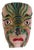 Mexican Folk Art Mask in Polychrome Carved Wood, 1970s For Sale