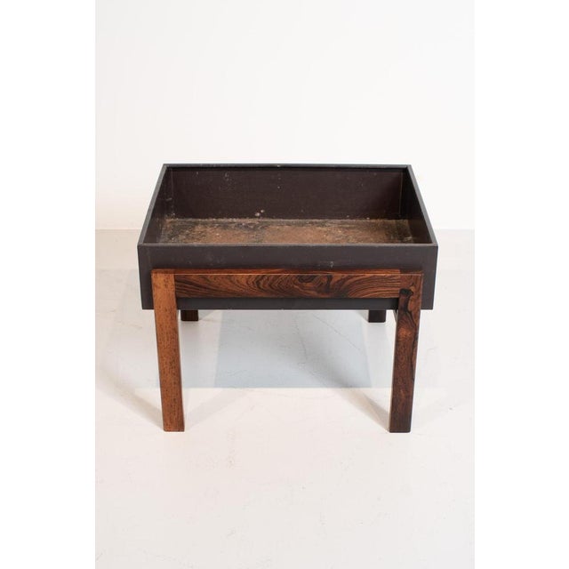 Mid-Century Rosewood Planter For Sale - Image 4 of 9
