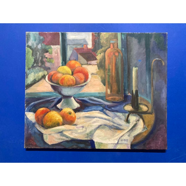 Leray, Before the Window, 1960s, Oil on Canvas For Sale - Image 17 of 17