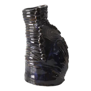 Vintage Free Form Coil Pottery Vase