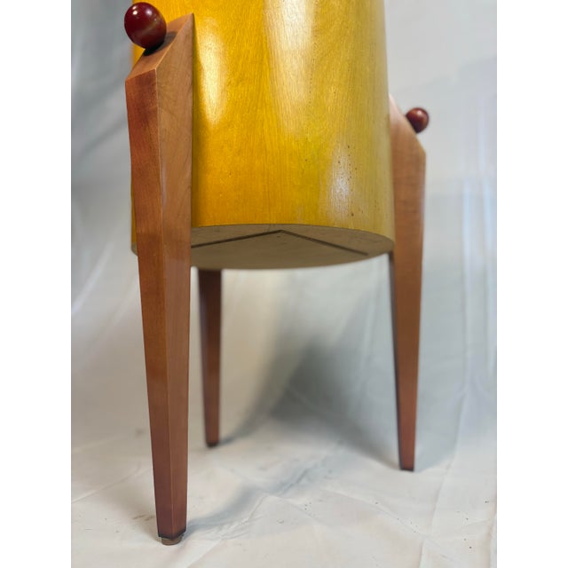 Mid 20th Century MCM Memphis Post Modern Side Table For Sale - Image 4 of 12