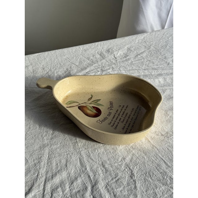 Pear-Shaped Pie Dish, 1980s For Sale - Image 9 of 12