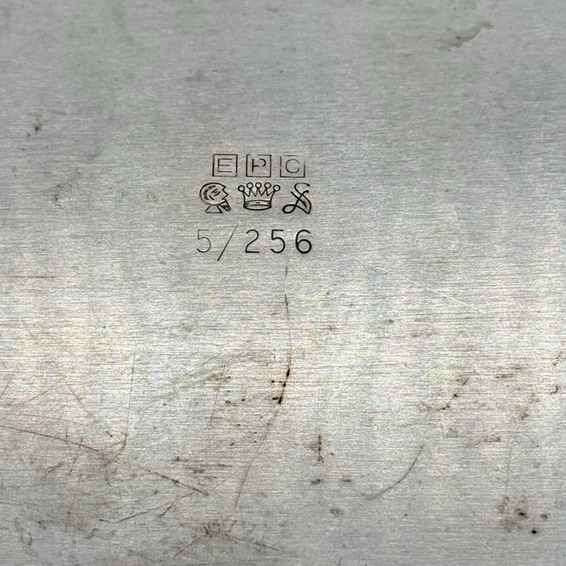 Early 20th Century Early 20th-Century Sheffield Silver Co. Ornate Silverplate Serving Tray For Sale - Image 5 of 9