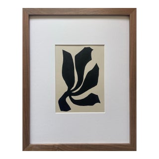 2026 "Insaziabile" Contemporary Abstract Botanical Painting on Cotton Paper by Artist r.k. Red For Sale