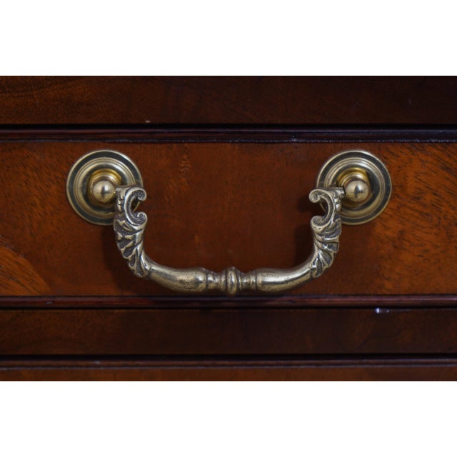 Brown Baker Colonial Williamsburg Collection Mahogany Silver Chest For Sale - Image 8 of 12