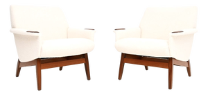 Danish Teak Armchairs, 1960s, Set of 2