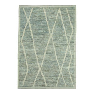 Turkish Tulu Handmade Rug 7'7" x 10'10" #19377 For Sale