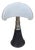 Large Pipistrello Lamp with Black Base by Gae Aulenti for Martinelli Luce, 1970 For Sale