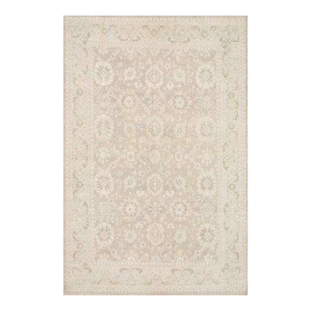 Pasargad Home Denver Grey Wool Area Rug- 9'10" X 14' 9" For Sale