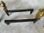 Pair of Vintage American Brass & Metal Andirons With Claw and Ball Feet For Sale - Image 12 of 12
