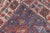 Antique Persian Shiraz Rug With Indigo Field and Diamond Medallions For Sale - Image 12 of 12