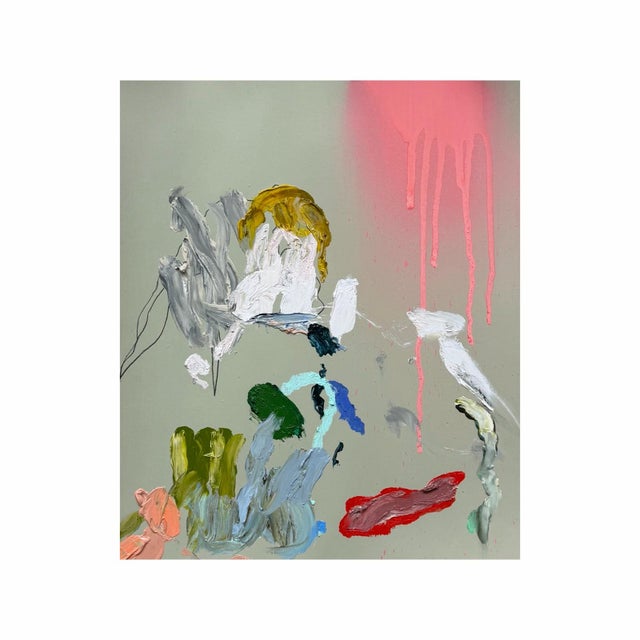 Contemporary Ak Hardeman - Original Painting on Paper - “Hasn’t Left Her Room in Six Days” For Sale - Image 3 of 3