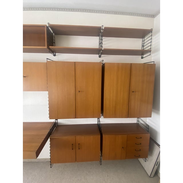 Teak Shelf Wall System by Tomado for Musterring, 1960s For Sale - Image 12 of 18