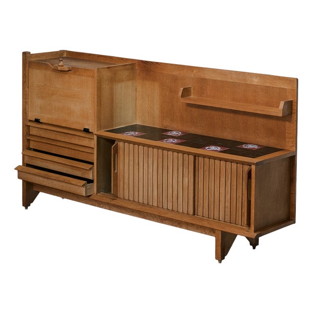 Sideboard by Guillerme et Chambron for Votre Maison, France, 1960s For Sale